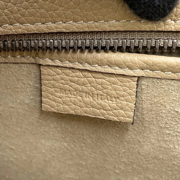 CELINE Luggage shopper Size Nano Leather Beige 189243 - Picture 15 of 16